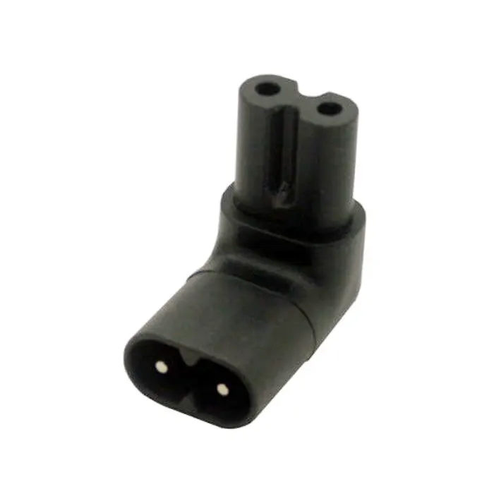 

Figure 8 IEC 320 C7 to C8 90 Degree Up Down Angled AC Power Extension Adapter