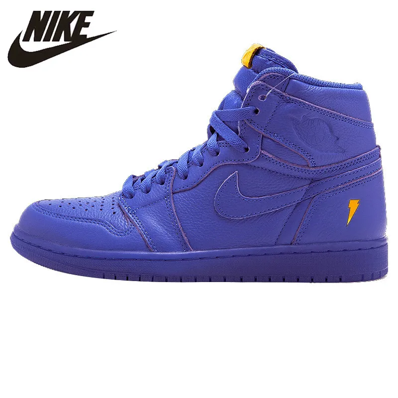 Nike Air Jordan 1 Ретро Hi OG G8RD Gatorade Joint-фиолетовый мужской оригинальный амортизатор
