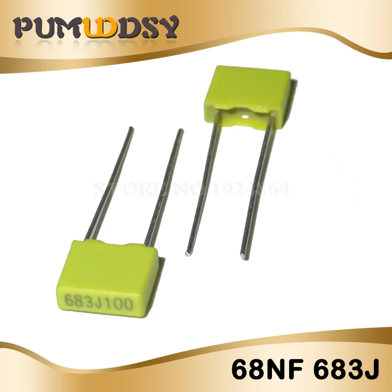 

20PCS Correction Capacitor 68NF 683J 100V 5mm Polypropylene Safety Plastic Film Capacitor New original free shipping