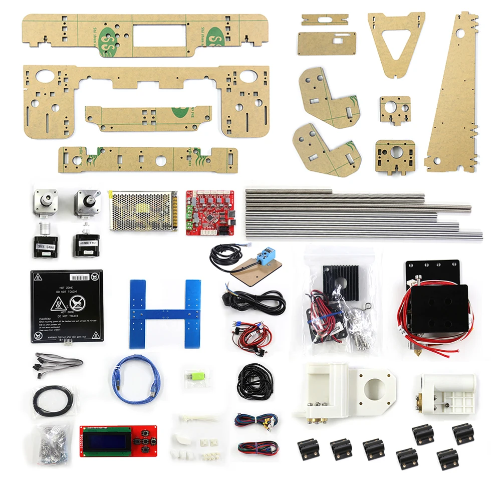 Anet Auto A6 A8 3d принтер с высокой скоростью печати Reprap Prusa i3 высокоточные игрушки DIY 3d Принтер Комплект с нитью алюминия Горячая кровать