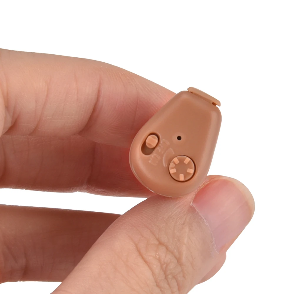 Слуховой аппарат портативный Перезаряжаемый мини-слуховой аппарат Невидимый звук для пожилых глухих ушей инструменты для ухода за ушами