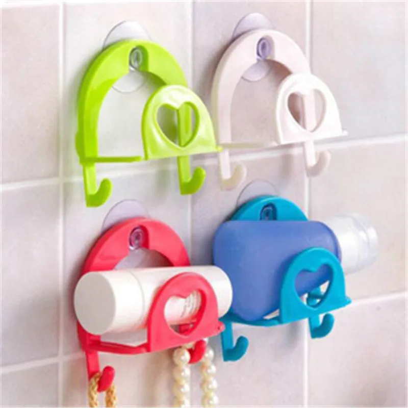

4 Colors Useful Kitchen Drain Suction rack Sponge Holder Storage Holder Bathroom Towel Rack Drying Rack Kitchen Accessories