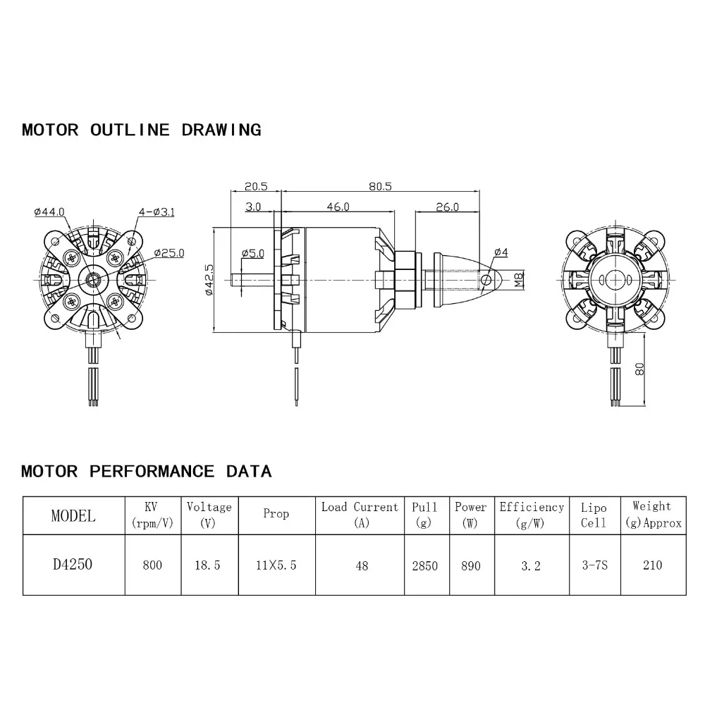 Outrunner Brushless Motor for RC FPV - Image 6