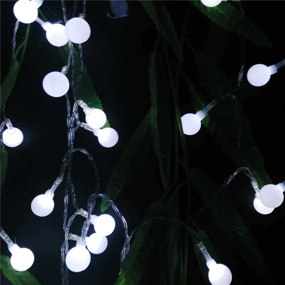 

YIYANG 30m 300 LED Ball String Indoor Outdoor Lights 220v EU Christmas Holiday Party Wedding Decoration Garland Lamps Casa Decor
