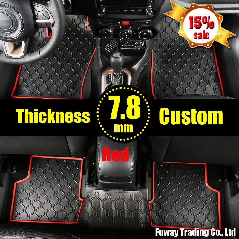 Car Rubber Floor Mats Custom Fit Car Floor Mats Made Waterproof Car foot Pat For Benz A-Class B-Class GLA CLA