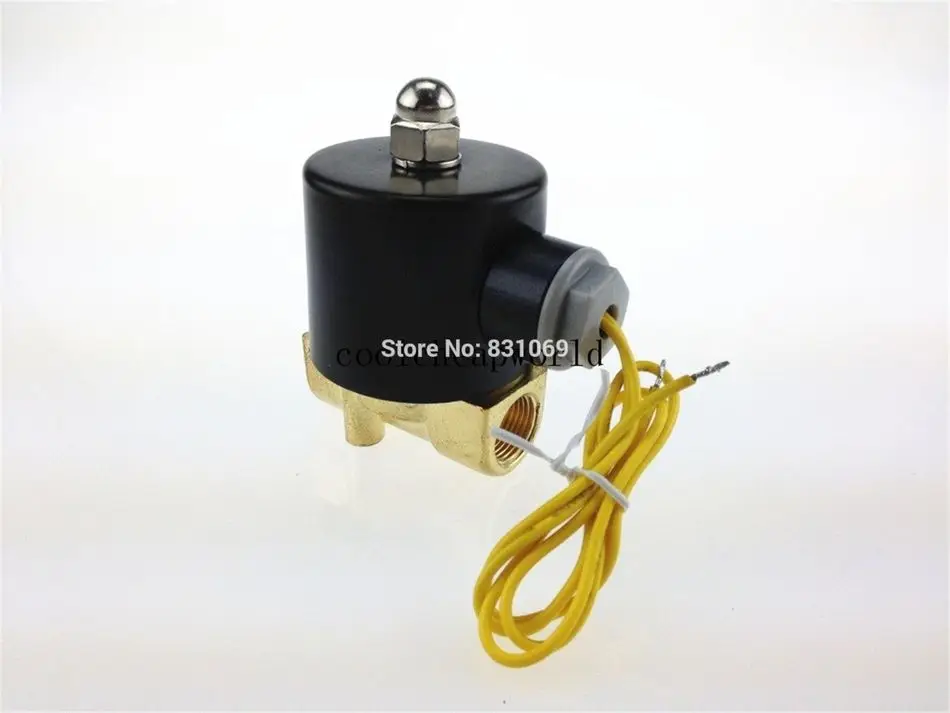 1piece 2W-040-10 220VAC 3/8&quot Electric Solenoid Valve Water Air N/C NC Normal Close | Обустройство дома