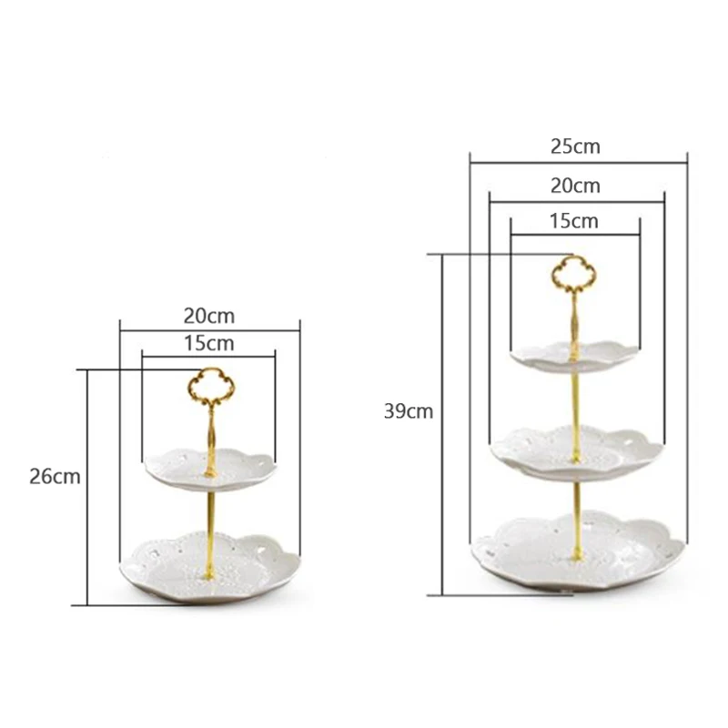 Decorative Emboss Porcelain Meal Tableware Dish  (2) - 