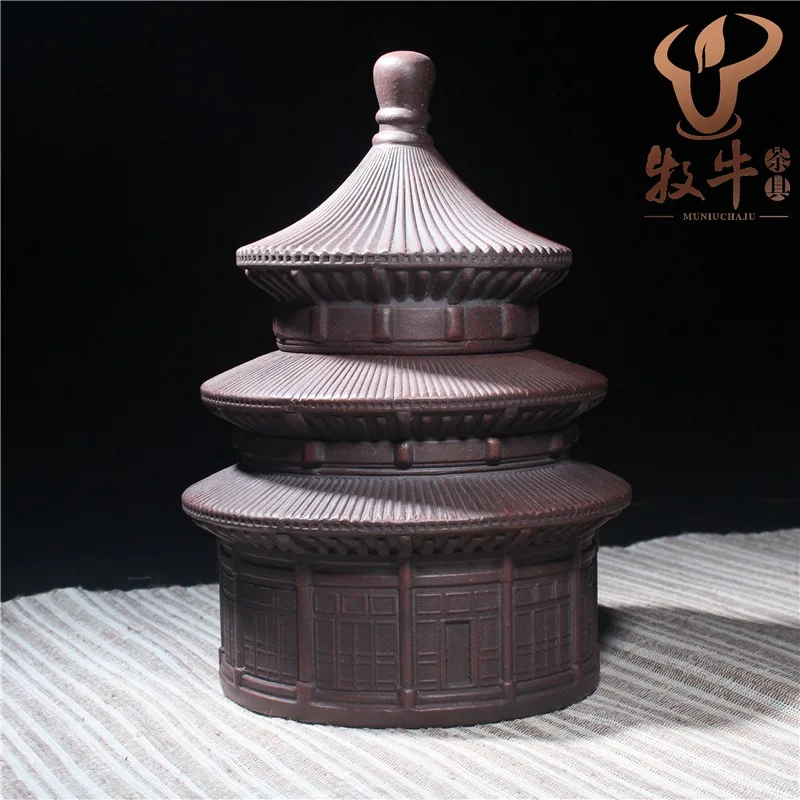 Individual tea factory direct Tiantan tea storage pot of tea pot wholesale Yixing Zisha tea pot