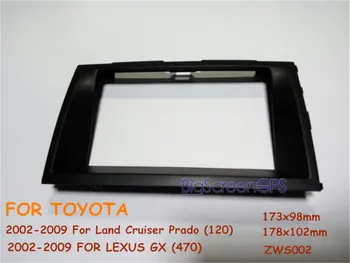 

Bigscreen Car Radio Fascia For Toyota Land Cruiser Prado DVD Refitting Frame Dash Kit for LEXUS GX 470 Face Plate Frame Pane