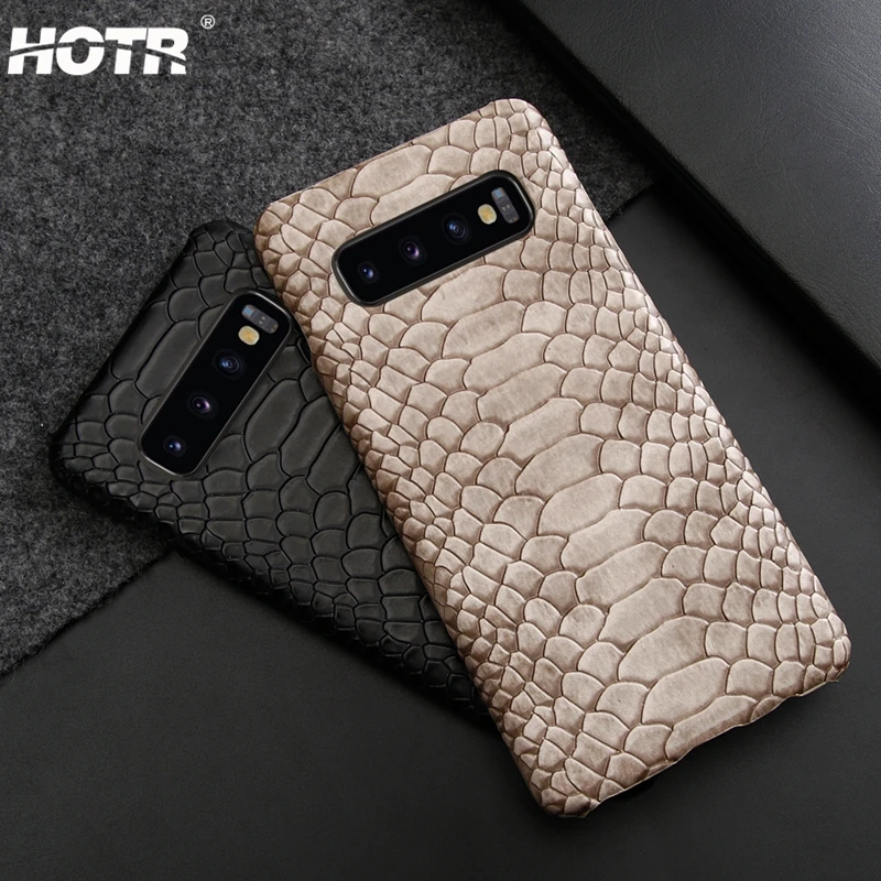 Чехол со змеиным узором S10 для Samsung Galaxy S10e Plus чехол из искусственной кожи S9 Note 10 Pro 9