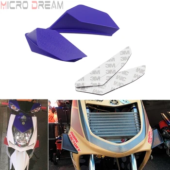 

Motorcycle Aerodynamic Winglet Universal Blue Wing Kit For Kawasaki BMW Honda Yamaha V-Max Nmax Aerox 155 PCX Vario CBR Scooter