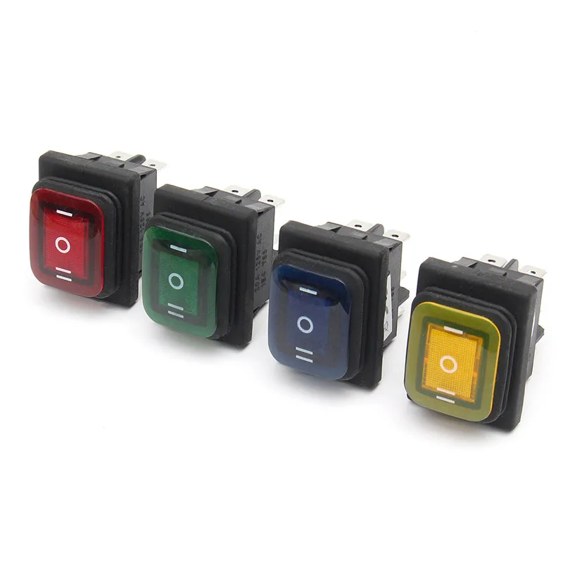 Buy Waterproof Latching Rocker Toggle Switch 6Pin