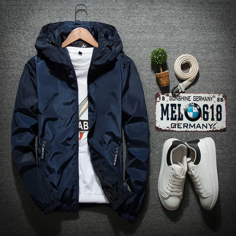 Casual Hooded Bomber Jacket 5