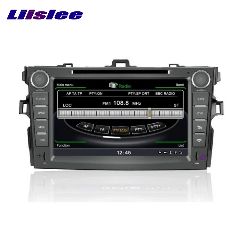 Sale Liislee For Toyota Corolla Axio 2006~2013 Car DVD Player GPS NAV NAVI Navigation Radio CD TV iPod BT HD Screen Multimedia System 1