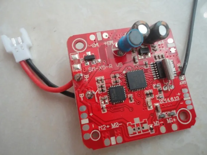 

YUKALA x5c x5 2.4G 4CH 6-Axis Remote Control RC Helicopter Quadcopter parts PCB Board /2.4g receiver/main board free shipping