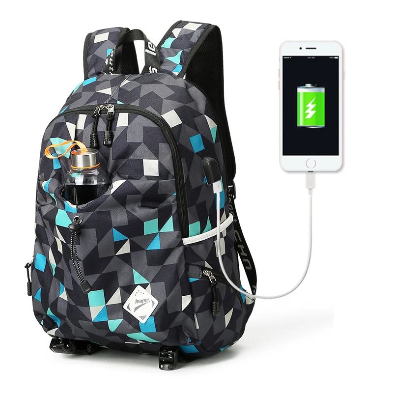 

College Nylon School Bags for boys Travel Backpack For Men Women Rucksack Men Laptop Backpacks Kids Schoolbag Mochila Feminina