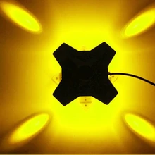 4 шт. LED Водонепроницаемый настенный светильник IP65 сад свет крест Starlight точечный источник пейзаж бра напольный декоративный свет 4 вт 5 Вт