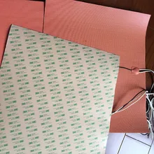 350X350 мм 800 Вт 220 В, W/NTC 100 K Термистор, силиконовые нагреватель, Heatbed Большая пластина нагревательный коврик