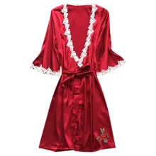 12 стилей, женское сексуальное белье, атласное, шелковое, v-образный вырез, кружево размера плюс, пижамы, ночное белье, нижнее белье, ночная рубашка, платье F300311