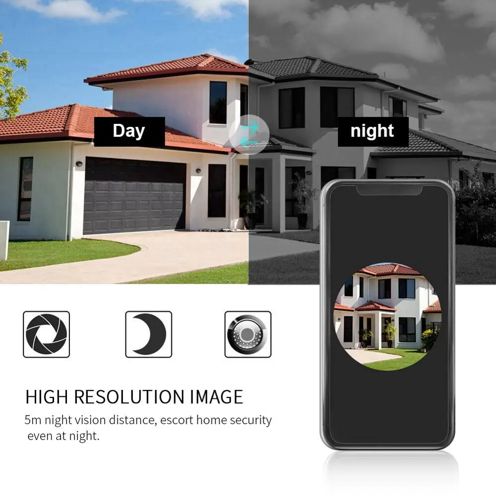 smart doorbell HD Wireless WIFI Smart Video Doorbell Motion Detection Home Security Alarm ring doorbell|Дверные звонки| |