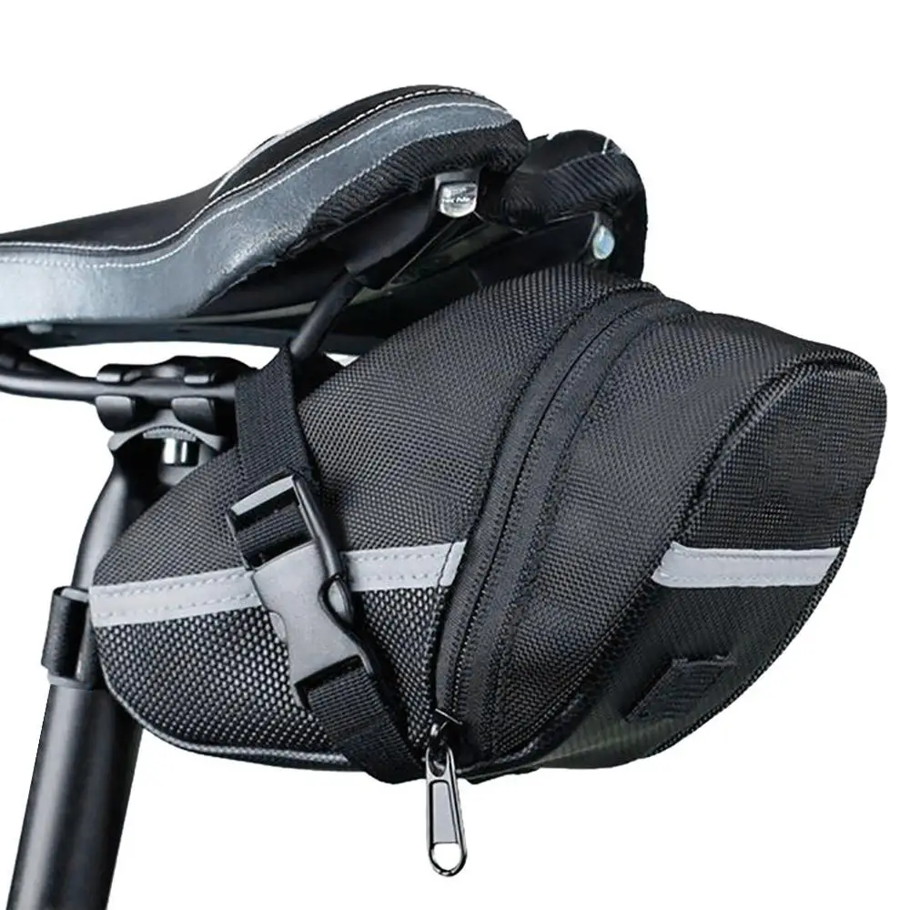 

3 Color Nylon Bicycle Bag Bike Waterproof Storage Saddle Bag Seat Cycling Tail Rear Pouch Bag Saddle Bolsa Bicicleta accessories