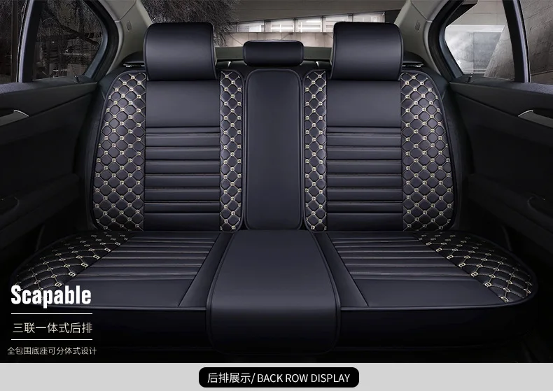  TO YOUR TASTE auto accessories leather car seat covers for TOYOTA PRADO Highlander TERIOS COROLLA C