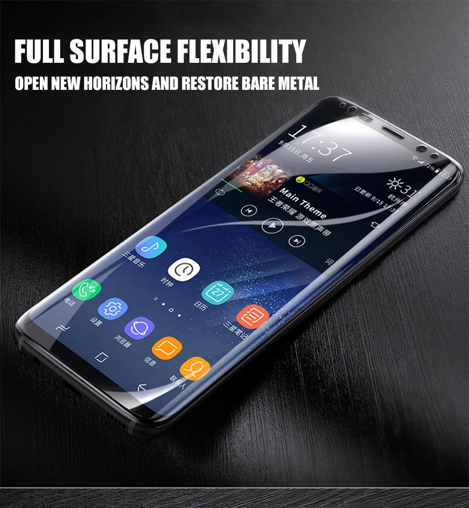 

2pcs/lot Protective Film For Samsung Galaxy S10 S10Plus S8 Note8 Note9 S9 S9Plus Soft Full Curved Screen Protector (Not Glass)