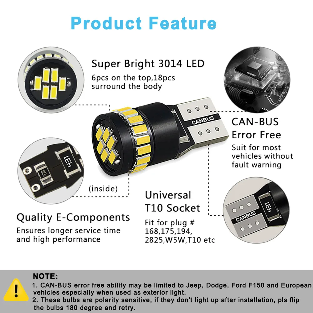 OXILAM 2Pcs LED T10 Canbus W5W Parking Light for Seat Ibiza Altea Leon mk3 mk2 mk1 Ateca 2825 Car Interior Lighting Auto Lamp OXILAM 2Pcs LED T10 Canbus W5W Parking Light for Seat Ibiza Altea Leon mk3 mk2 mk1 Ateca 2825 Car Interior Lighting Auto Lamp