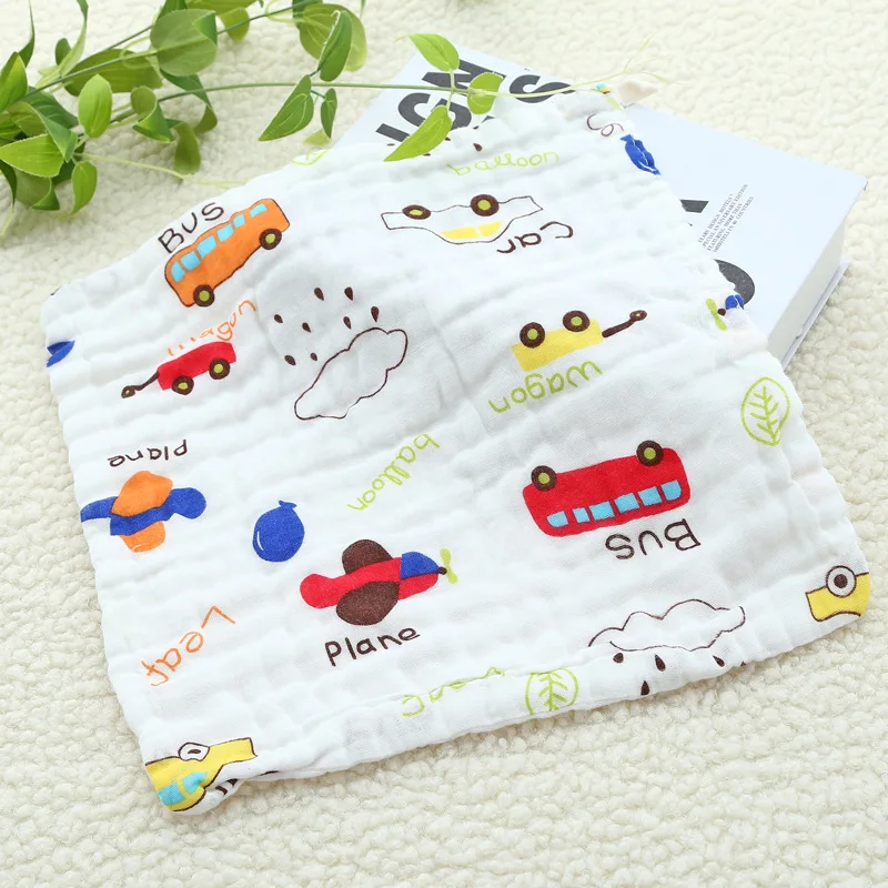 2pcs Pack 30*30cm 100% Cotton Towel Gauzel Washcloth Newborn Baby Stuff Nursing Accessories Boys Girls Towel