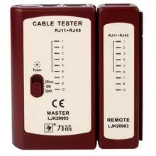 LJK-20003 многофункциональный кабель кабельный тестер, измерения линии устройства, сетевой тестер телефонной линии тестер