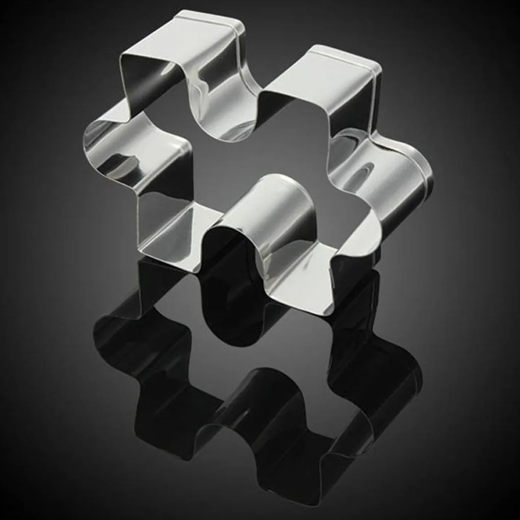 

Hot Sale 1PC Puzzle Shape Biscuit Cutter Stainless Steel Sandwich Cutter for Kids Adults