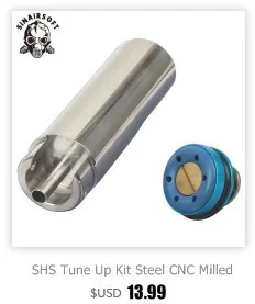 SHS Tune Up Kit стальной ЧПУ фрезерованный цельный цилиндр/цилиндр головка сплошной цилиндр Блок поршневая головка Airsoft AEG Ver.2/3 коробка передач