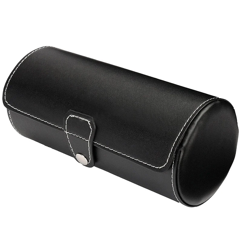 

3 Slot Watch Box Travel Case Wrist Roll Jewelry Storage Collector Organizer