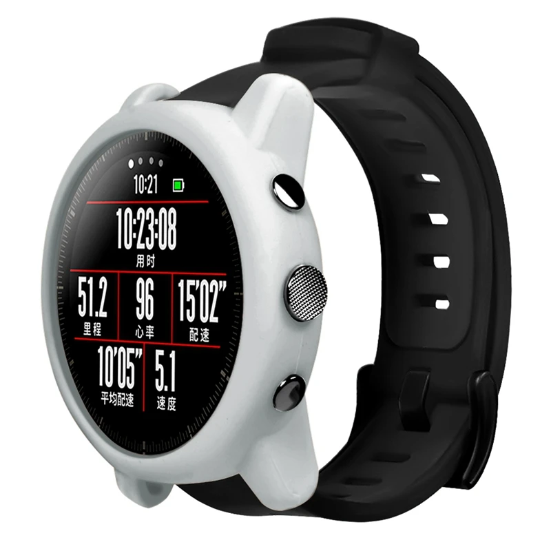 Силиконовый чехол для Xiaomi Huami Amazfit Pace Stratos 2/2S Smart Wacth, защитный чехол s, мягкий чехол, аксессуары для Amazfit Pace 2