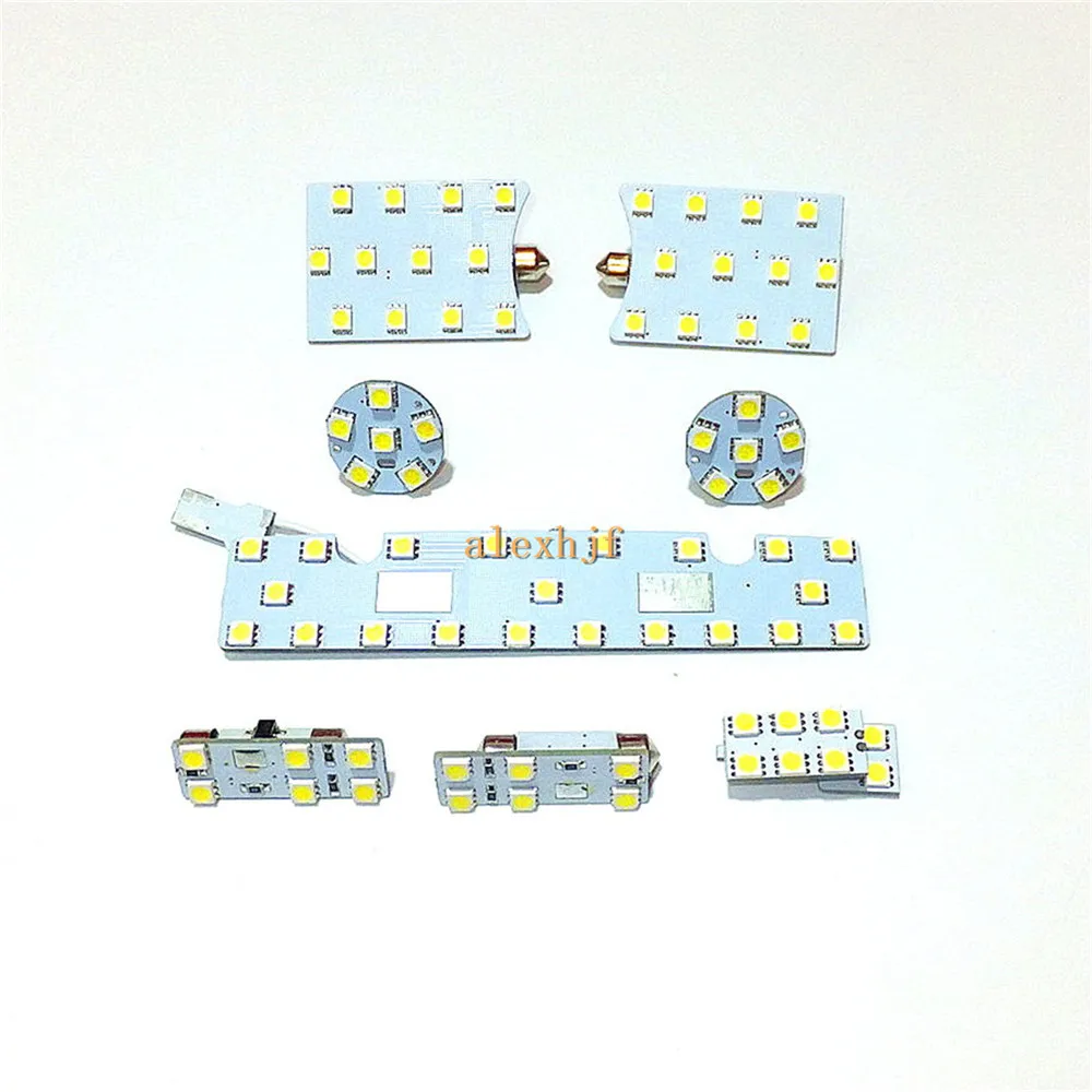 

July King LED Car Interior Reading Decorative Lights Case for Seat Leon MK3 2013~ON, 8 pcs/set, 6000K 79LEDs 5050SMD