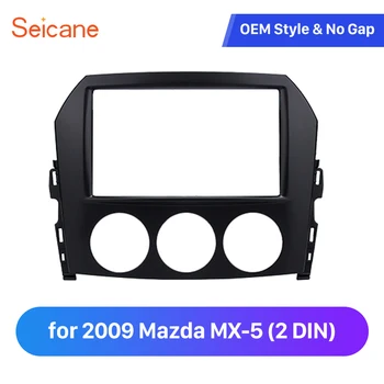 

Seicane Double Din Car Dashboard Fascia Frame Kit for 009 Mazda MX-5 Car Install Panel Trim Plate