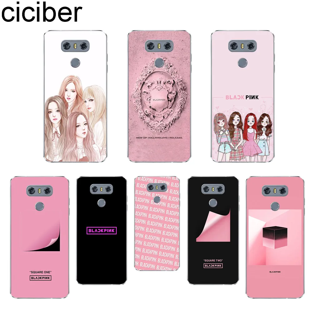 

ciciber BLACKPINK kpop Phone Case for LG G6 G7 G5 G4 V30 V35 V40 V20 THINQ Soft TPU Cover for LG K10 K8 K7 K4 2017 2018 K9 K11 +