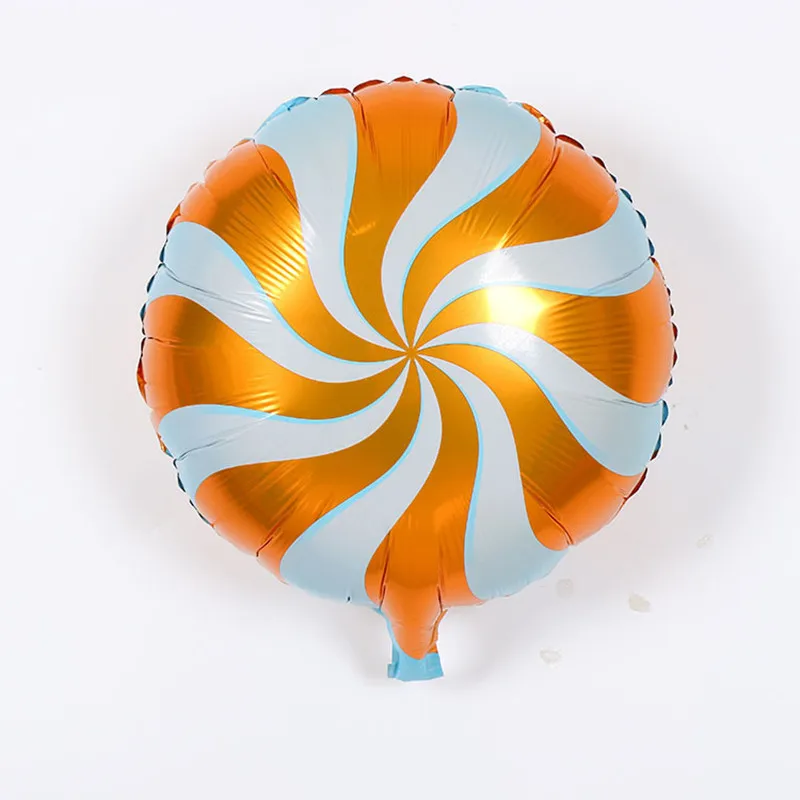5 шт. globos 18 дюймов леденец на палочке воздушный шарик из фольги в форме вечерние поставки Свадебные украшения декоративные шары для дня рождения воздушные шары вечерние свадебные сувениры - Цвет: Оранжевый