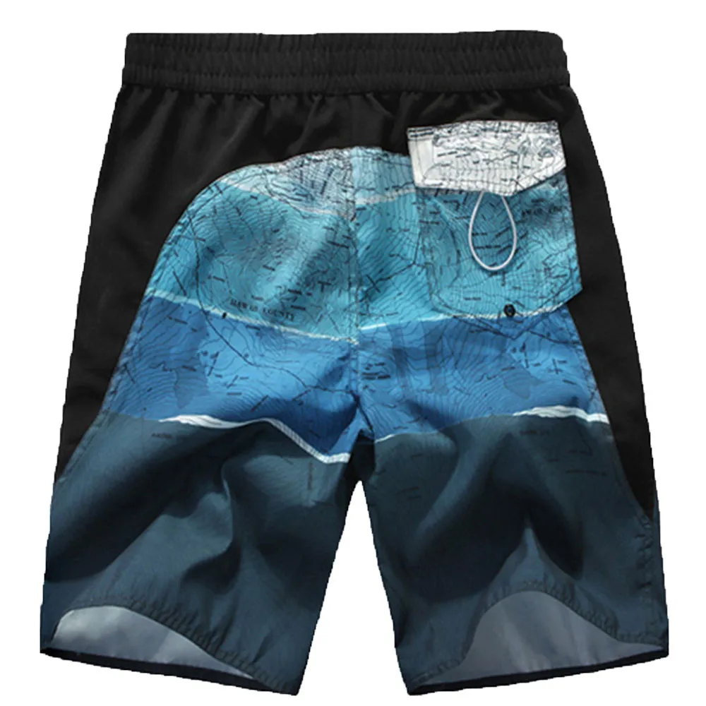 Мужские летние шорты спортивные мягкие и удобные рабочие повседневные пляжные шорты с принтом брюки L50/0211