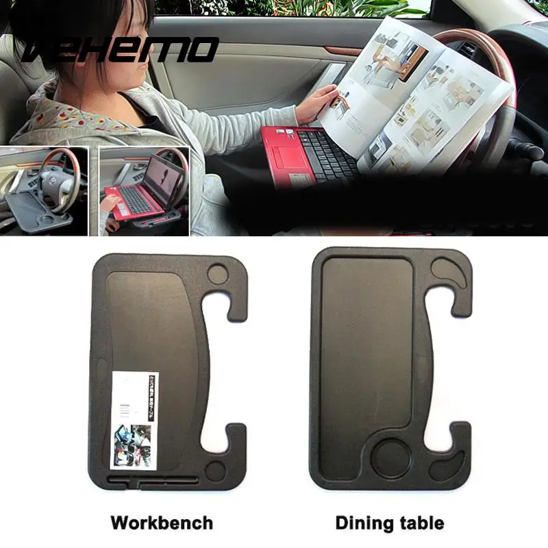 Car Laptop Stand Notebook Desk Steering Wheel Tray Table Food/drink