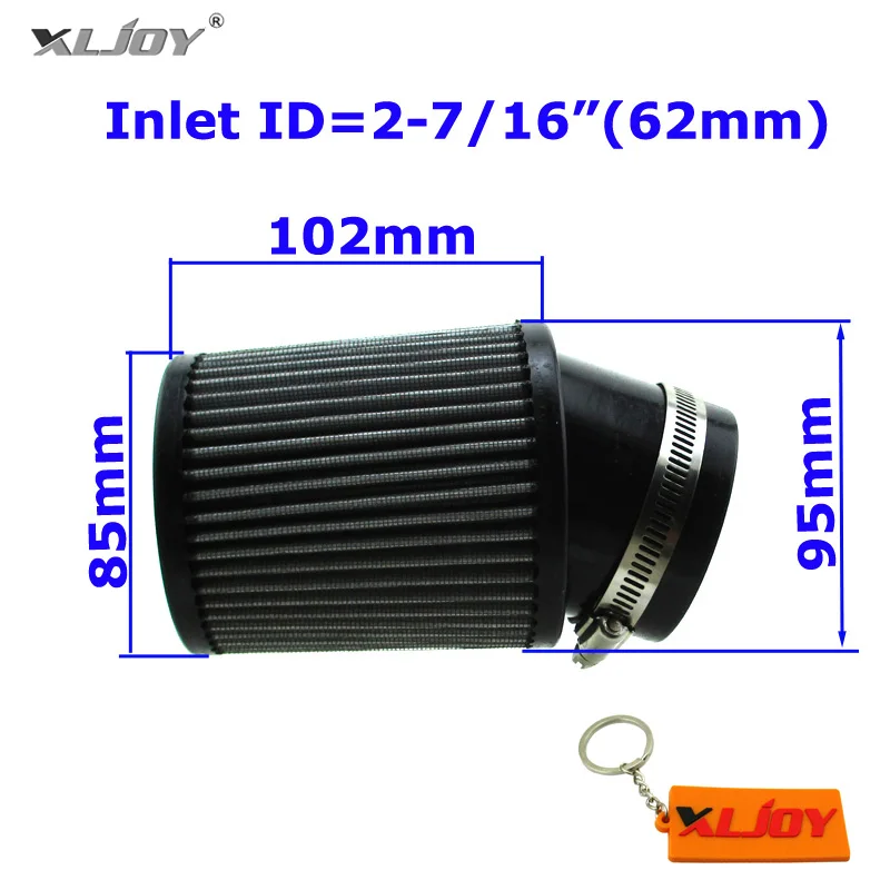 Воздушный фильтр 2 7/16 дюйма 62 мм для Predator 212cc GX160 GX200 Mini Bike Go Kart|bike air filters|air filter gx160filter