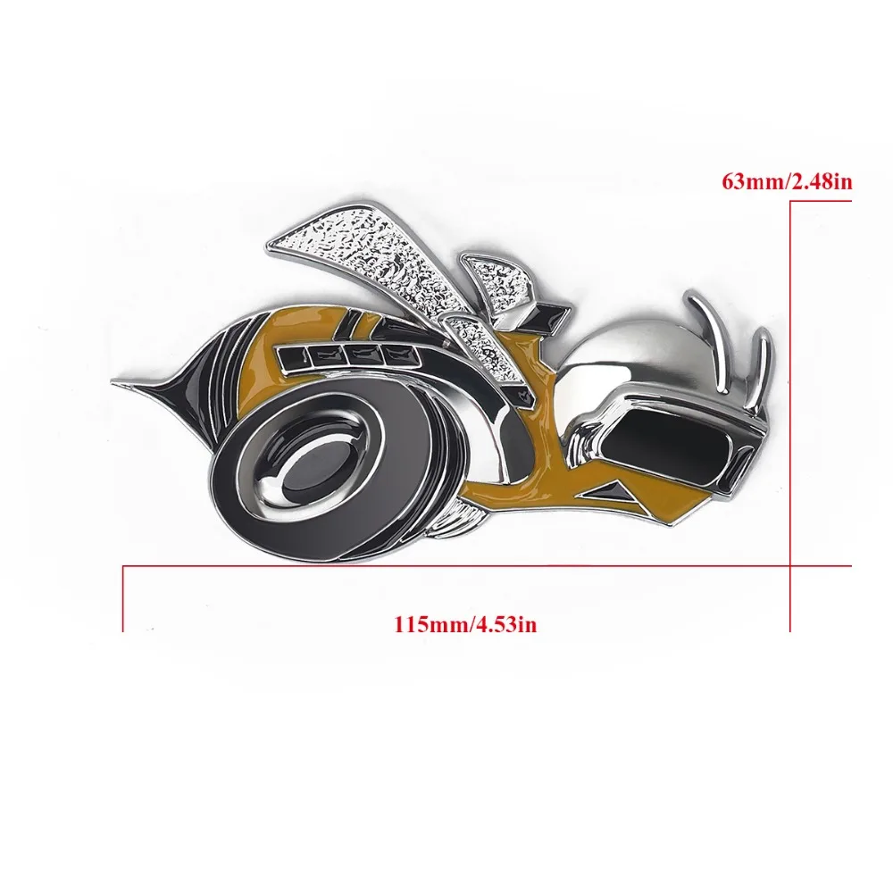 3D Car Sticker Bee Bumblebee Emblem Badge Auto Decal Cartoon Stickers for Dodge Jeep Grand Cherokee Compass Wrangler