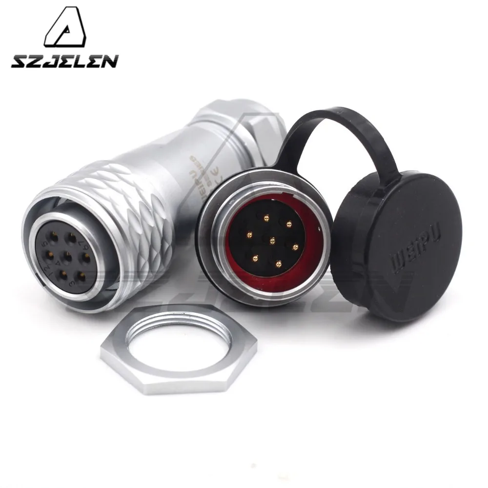 

WEIPU SF20 Series Waterproof Electrical Wire Connector7pin Plug Socketconnector Automotive