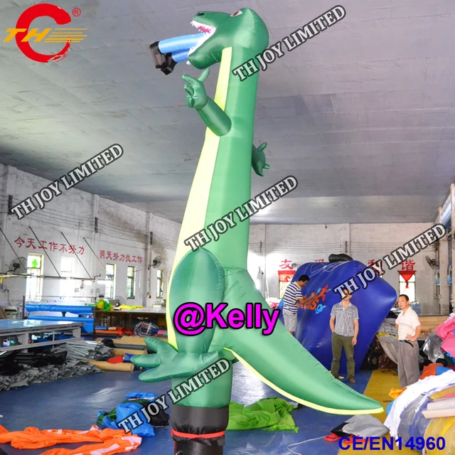 Aliexpress Free Door Shipping Dinosaur Inflatable Air Free Door Shipping Dinosaur Inflatable Air Dancer For Custom Make New Design Sky
