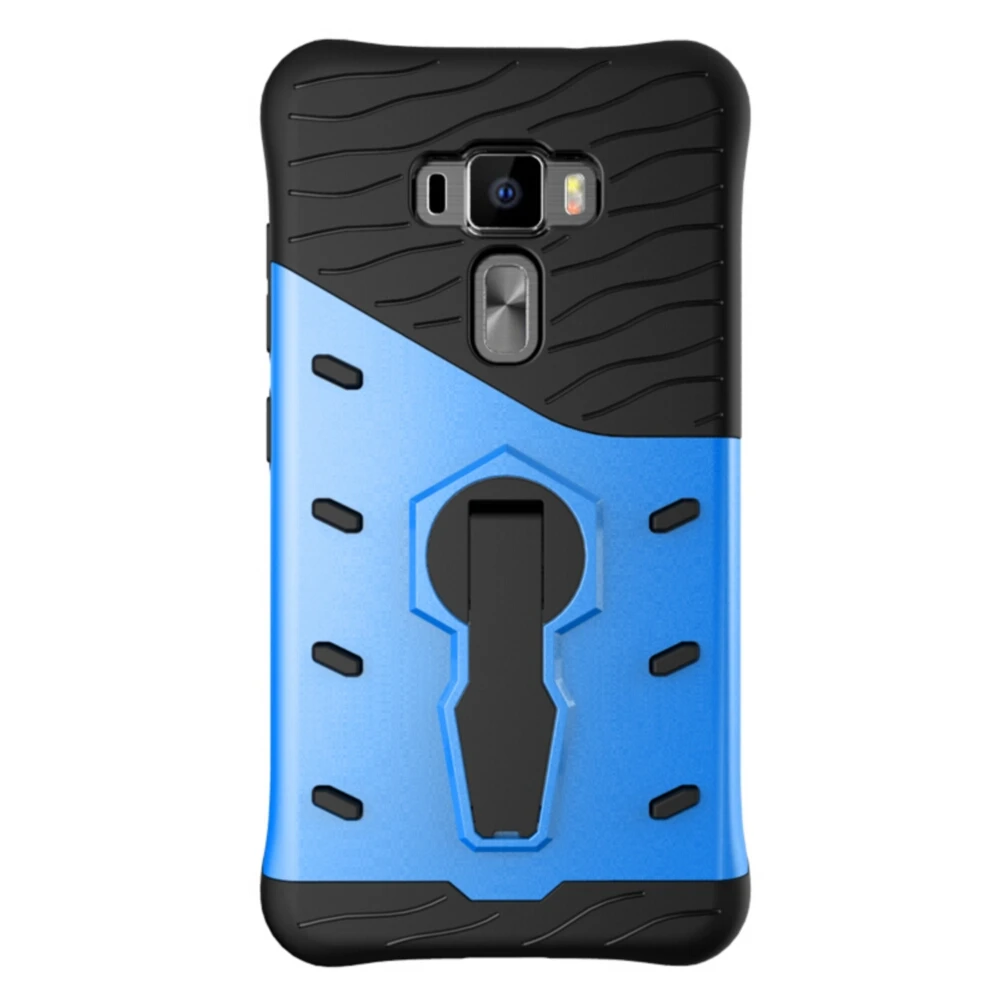 

mobile cell phone Sniper Hybrid Robot Armor ShockProof 360 Kickstand Back Soft Case Cover For ASUS zenfone 3 (5.5) ze552kl