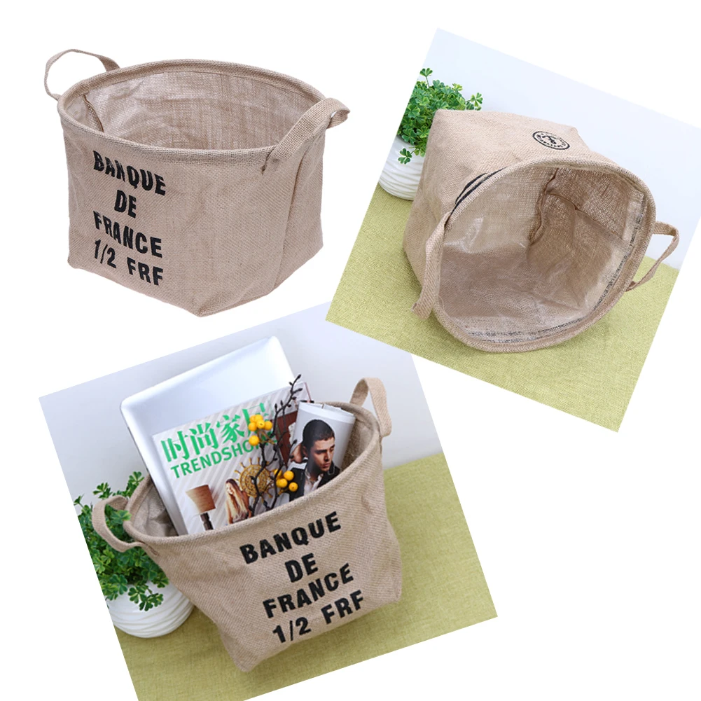 jute toy storage
