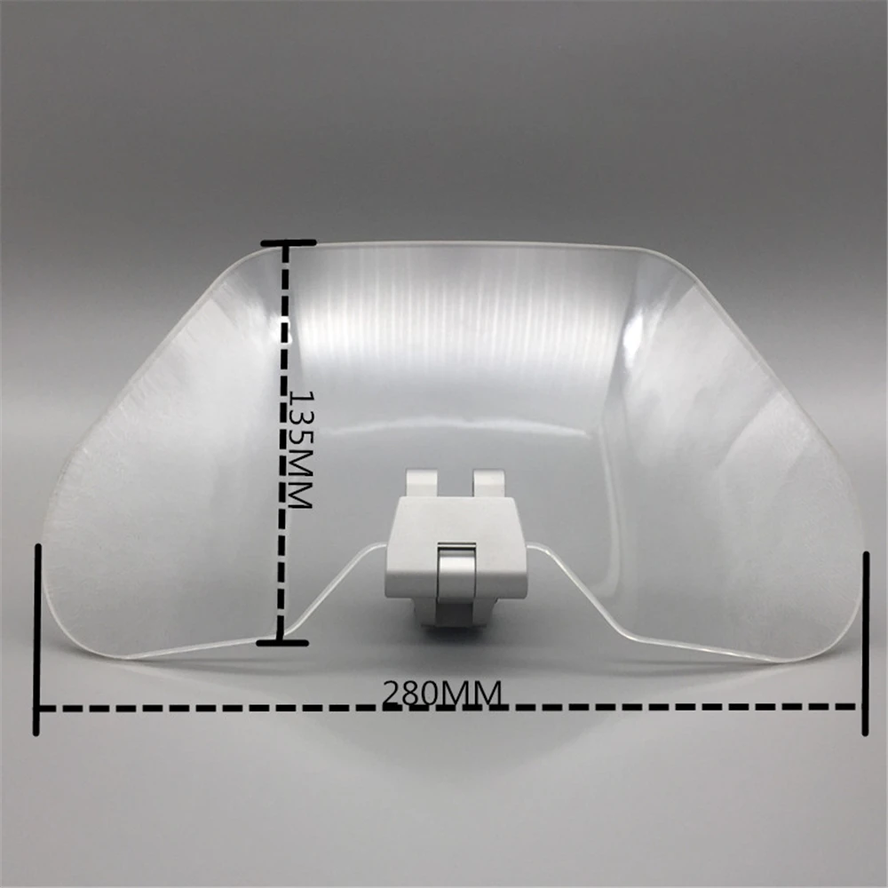 

Airflow Adjustable Windscreen Wind Deflector Transparent Variable Spoiler Blade for kawasaki versye 650 300