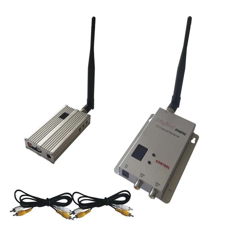 1.2ghz 3km Long Range Wireless Video Transmitter And Receiver With 8