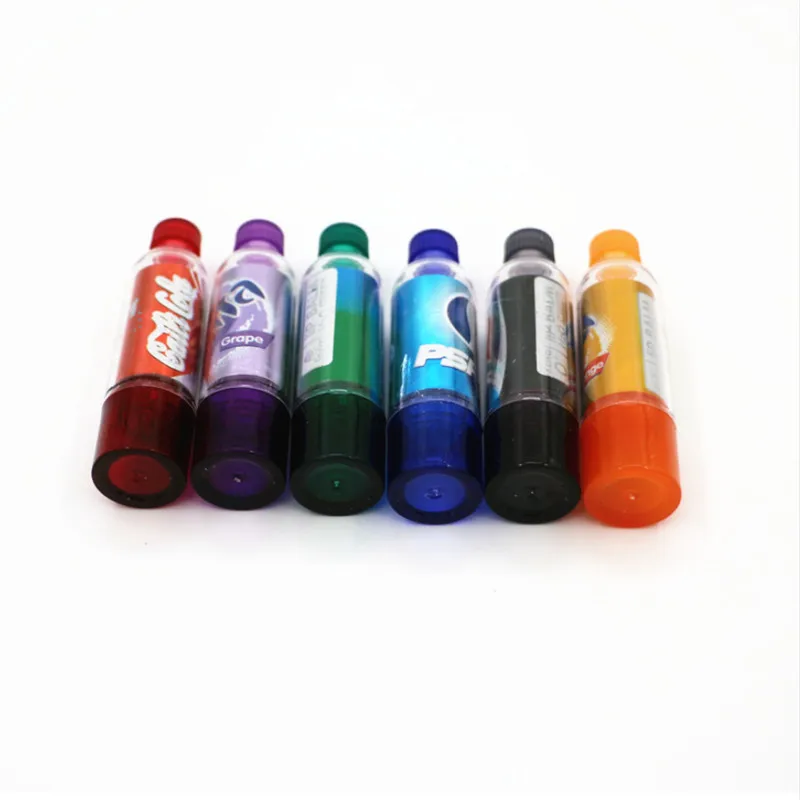 

6pcs/lot Women's Fashion Batom Fantastic Coke Bottle Color Change Makeup Lipstick Long Lasting Hydrating Lip Gloss Girl's Gift