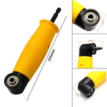 

Right Angle Drill Attachment 90 Degree Electric Power Cordless Chuck Adapter LKS99